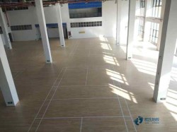 懸浮運動場館地板施工流程