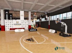 雙龍骨籃球場地地板廠家報價