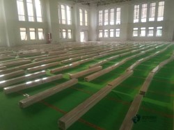 室內運動體育地板施工