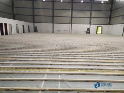 懸浮體育場地地板施工方案