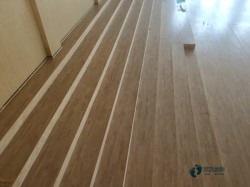 懸浮籃球場館地板施工方案