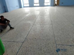 懸浮籃球館木地板施工步驟