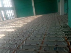 懸浮式籃球場館地板施工隊