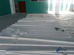 雙層龍骨籃球木地板如何保養