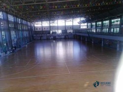 雙層龍骨籃球場木地板維護保養