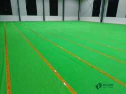 俄勒岡松舞臺運動場地板施工