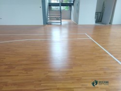 小學松木舞臺體育場館木地板施工流程
