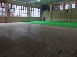 雙層龍骨體育木地板環保嗎