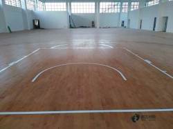 懸浮式籃球地板施工