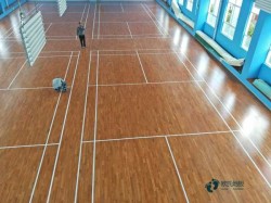 專業體育籃球地板施工步驟